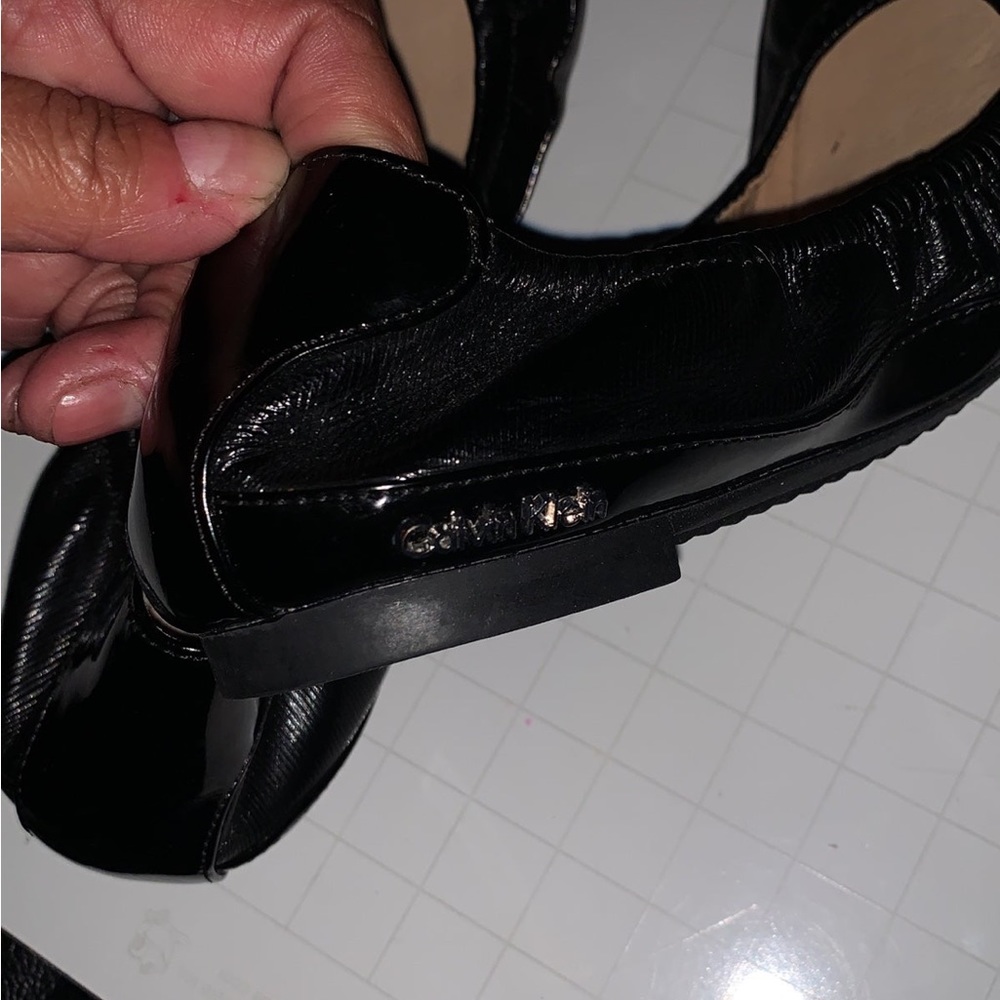 Black Women's Ballet Flats - Picture 7 of 7